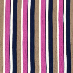 Viskosestoff PRINT STRIPES - FARBE