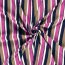 Viskosestoff PRINT STRIPES - FARBE