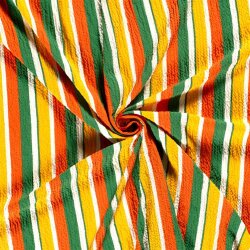 Viskosestoff PRINT STRIPES - FARBE