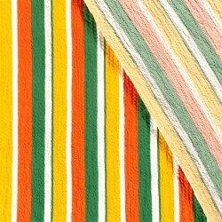 Viskosestoff PRINT STRIPES - FARBE