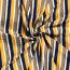 Viskosestoff PRINT STRIPES - FARBE