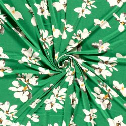 VISCOSE JERSEY Blumen - FARBE