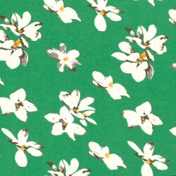 VISCOSE JERSEY Blumen - FARBE