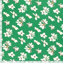 VISCOSE JERSEY Blumen - FARBE