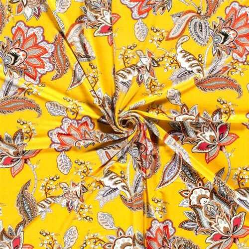 VISCOSE JERSEY PAISLEY - FARBE