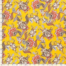 VISCOSE JERSEY PAISLEY - FARBE