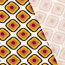 Viskose Jersey bunte Diamanten - gelb