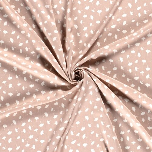 Bambus Popeline Blumen - FARBE
