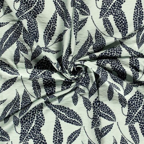 Viskose Nylon Crepe FLOWER - FARBE