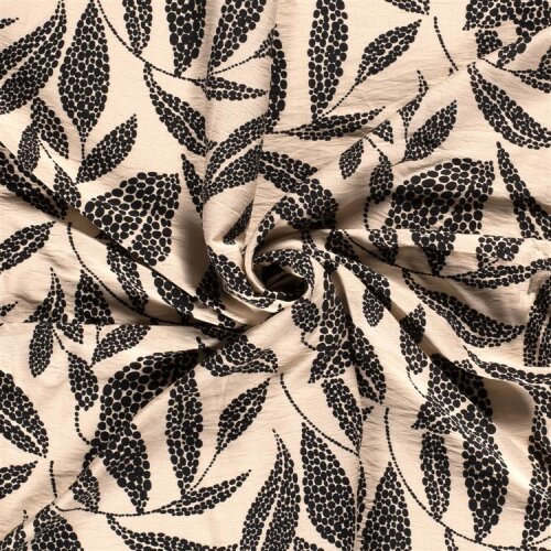 Viskose Nylon Crepe FLOWER - FARBE