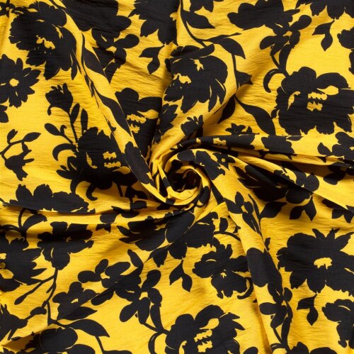 Viskose Nylon Crepe FLOWER - FARBE