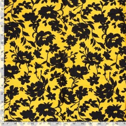 Viskose Nylon Crêpe FLOWER - FARBE