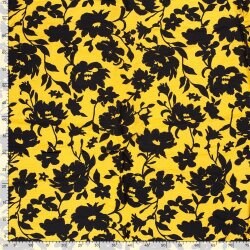 Viskose Nylon Crepe FLOWER - FARBE