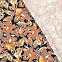 WOVEN VISCOSE Stretch ABSTRACT - FARBE