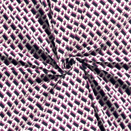 Bengaline abstrakte Quadrate - weiss