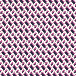 Bengaline abstrakte Quadrate - weiss