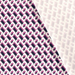 Bengaline abstrakte Quadrate - weiss