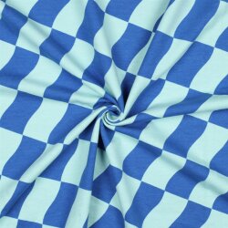 Ganzjahressweat Soft CHECK - MINT / BLUE