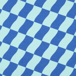 Ganzjahressweat Soft CHECK - MINT / BLUE