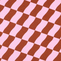 Ganzjahressweat Soft CHECK - PINK / BROWN