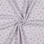 Waffeljersey Blumen - LAVENDER