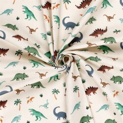 Dekostoff Panama DINOSAURS