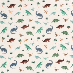 Dekostoff Panama DINOSAURS