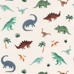 Dekostoff Panama DINOSAURS