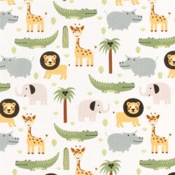Interieurstoff  Digital Panama Zootiere - creme