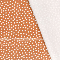 Coated cotton small dots - light purple