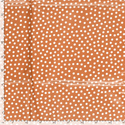 Coated cotton small dots - light purple