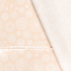 Coated cotton small dots - light purple