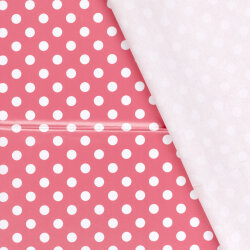 Coated cotton small dots - light purple