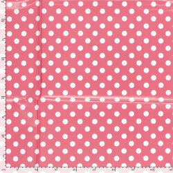 Coated cotton small dots - light purple