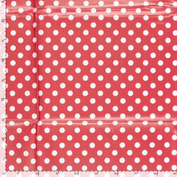 Coated cotton small dots - light purple