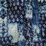 Steppstoff Rautenwaben Digital Patchwork - dunkelblau