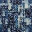 Steppstoff Rautenwaben Digital Patchwork - dunkelblau