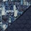 Steppstoff Rautenwaben Digital Patchwork - dunkelblau