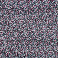 Steppstoff Digital Blumen - FUCHSIA