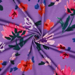 French Terry Digital COLETTE NERIDA HANSEN - LAVENDER