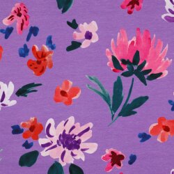 French Terry Digital COLETTE NERIDA HANSEN - LAVENDER