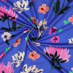 French Terry Digital COLETTE NERIDA HANSEN - LIGHT BLUE