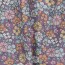 Feine Baumwollpopeline Bio~Organic Blumen - PURPLE
