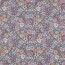 Feine Baumwollpopeline Bio~Organic Blumen - PURPLE