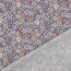 Feine Baumwollpopeline Bio~Organic Blumen - PURPLE