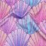 French Terry Digital SEASHELLS - lila