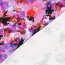 French Terry Digital Blumen - lavendel