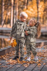 Ganzjahressweat Digital Bärenversammlung - beige