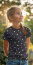 Baumwolljersey Neon Herzen - creme meliert