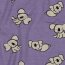 Baumwolljersey Organic Koalas - lavendel